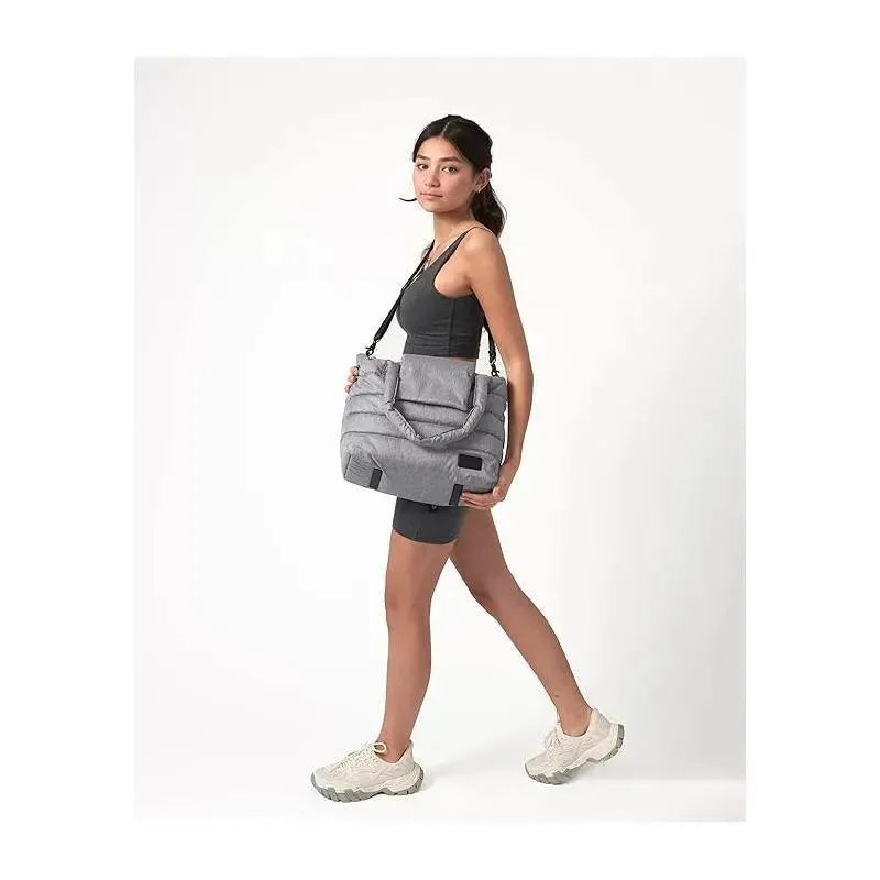 7AM Voyage - Capri Diaper Bag Tote, Heather Grey Image 5