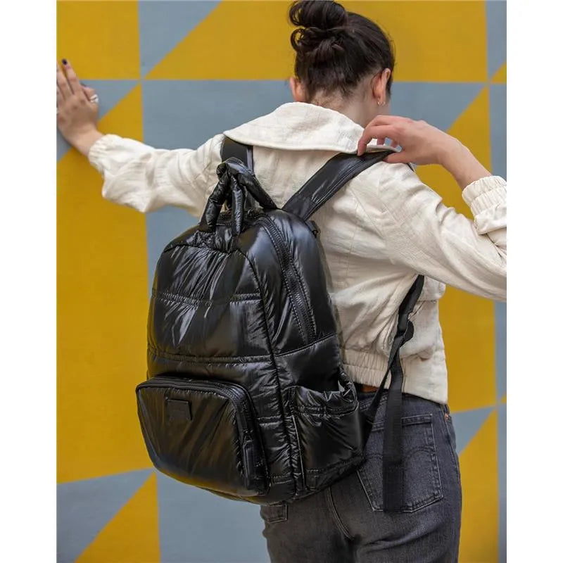 7AM Voyage - Diaper Bag Backpack, Black Polar Image 6