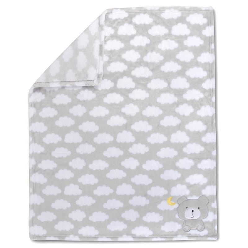 A.D. Sutton - Baby Essentials Plush Blanket, Bear Grey Image 2
