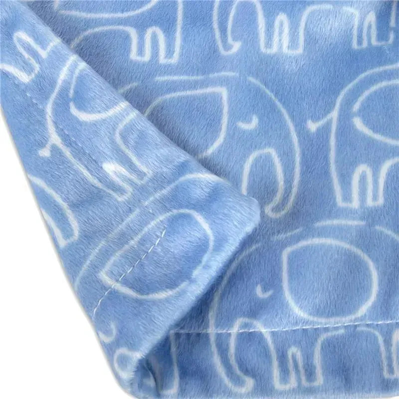 A.D. Sutton - Baby Essentials Security Blanket, Elephant Blue Image 3