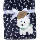 A.D. Sutton - Baby Essentials Sherpa Fleece Baby Blankets, Puppy Image 1
