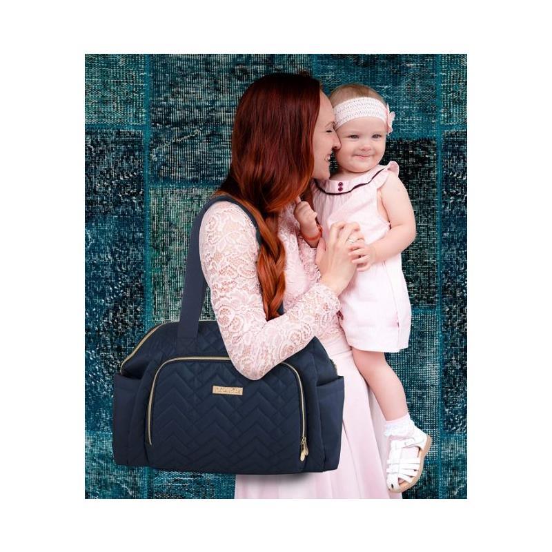 A.D Sutton - Harper Frame Quilted Diaper Bag Tote Image 8