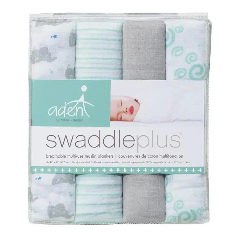 Aden + Anais - 4Pk Cotton Muslin Swaddle, Baby Star Image 2