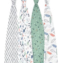 Aden + Anais - 4Pk Cotton Muslin Swaddle, Dinotime Image 2