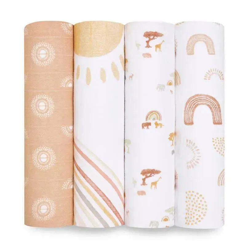 Aden + Anais - 4Pk Keep Rising Swaddles  Image 1