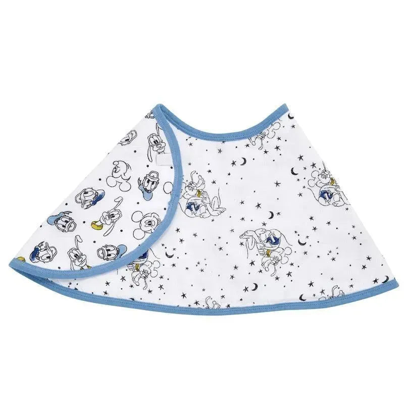 Aden + Anais - Disney Essentials Cotton Muslin Burpy Bib, Mickey Image 2