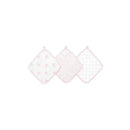 Aden + Anais Washcloths Doll Pink, 3-Pack Image 1