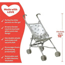 Adora - Glittery Baby Doll Stroller, Twinkle Star Image 3