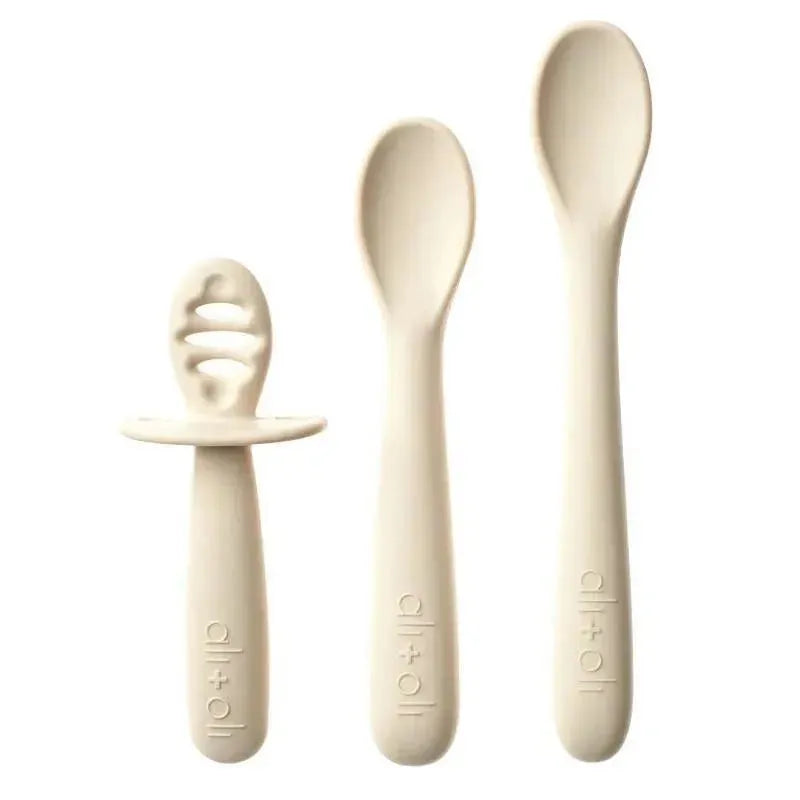 Ali + Oli - 3Pk Multi Stage Spoon Set For Baby, Coco Image 1