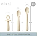 Ali + Oli - 3Pk Multi Stage Spoon Set For Baby, Coco Image 2