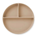 Ali + Oli - Baby Plate With Suction And Divided Portions, Oatmeal Image 1