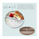 Ali + Oli - Baby Plate With Suction And Divided Portions, Oatmeal Image 7