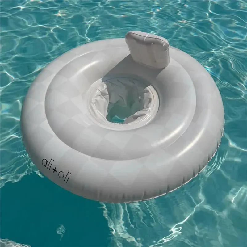 Ali + Oli - Baby Swim Seat Ring Pool Float (Checkers) Image 5