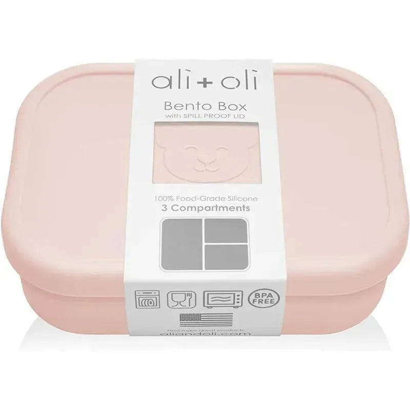 Ali + Oli - Leakproof Silicone Bento Box, Blush Image 1