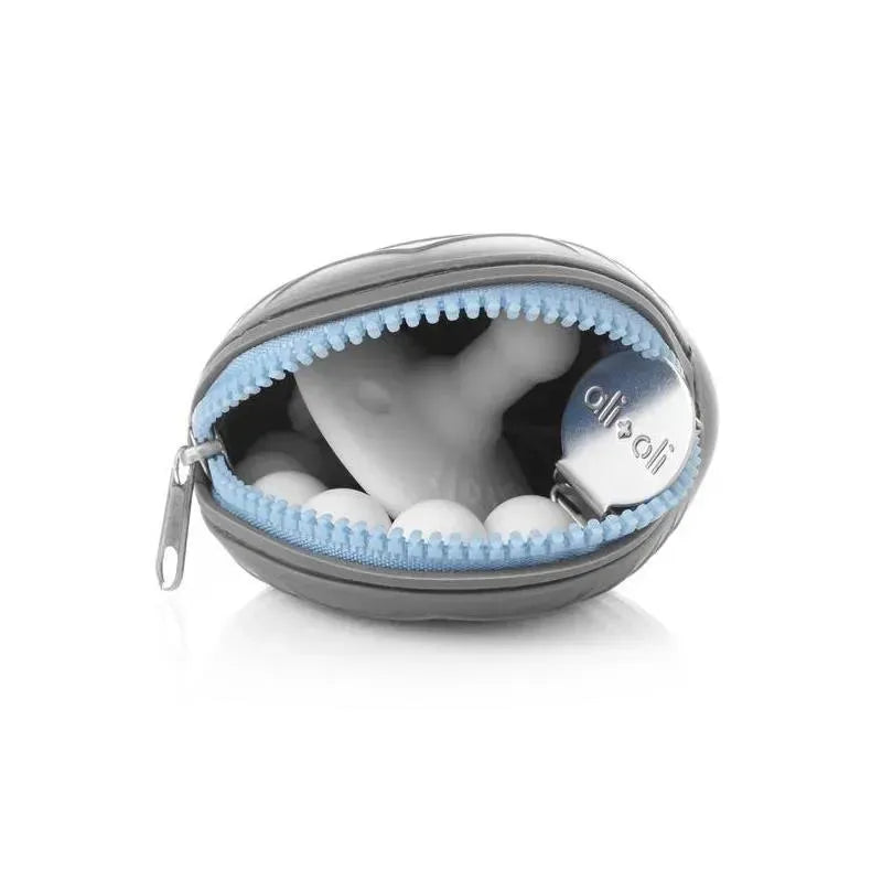 Ali+Oli Silicone Pacifier Case (Grey) Image 4