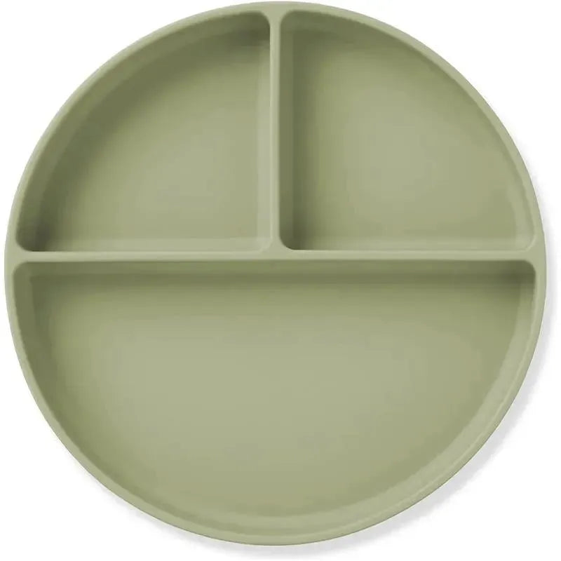 Ali+Oli - Silicone Suction Plate, Sage Image 1