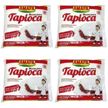 Amafil BrazilianTapioca Flour | Massa Para Tapioca | Farinha de Tapioca - 500G 17.6Oz (4 Pack) Image 1
