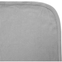 American Baby - 100% Natural Cotton Thermal/Waffle Swaddle Blanket, Grey Image 2