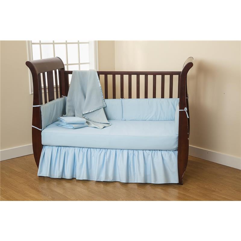 American Baby Company Percale Crib Sheet Blue Image 5