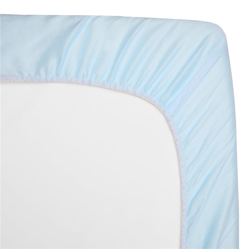 American Baby Company Percale Crib Sheet Blue Image 6