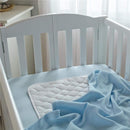 American Baby Company - 100% Cotton Thermal Waffle Swaddle Blanket Blue Image 2