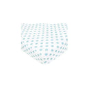 American Baby Cotton Percale Fitted Crib Sheet, Blue Dots Image 1