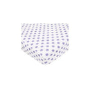 American Baby Cotton Percale Fitted Crib Sheet, Lavender Dots Image 1