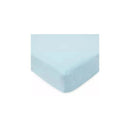 American Baby Heavenly Soft Chenille Fitted Crib Sheet, Blue Image 1