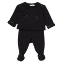 Armani Baby - 2Pk Newborn Boy Top & Bottom Set, Navy Image 1