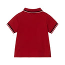 Armani Baby - Boy Essential Short Sleeve Polo, Red Image 2