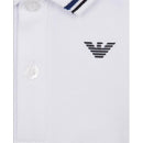 Armani Baby - Boy Essential Short Sleeve Polo, White Image 2