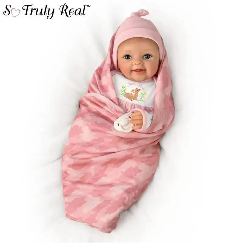 Ashton Drake - Little Doe Deer Themed Lifelike Baby Girl Image 2