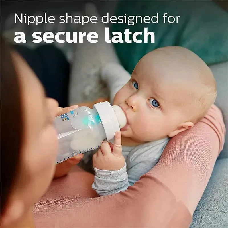 Avent - 2Pk Anti-Colic Baby Bottle With Airfree Vent, 4Oz, Clear Image 5