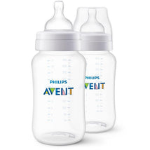 Avent - 2Pk Anti-Colic Baby Bottles, 11Oz, Clear Image 1