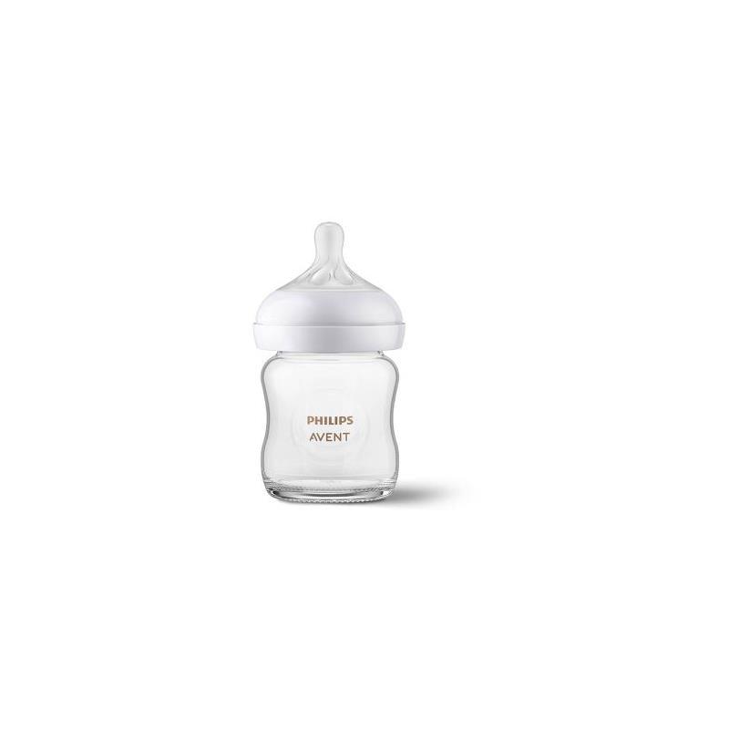 Avent - 3Pk Glass Natural Baby Bottle With Natural Response Nipple, 4Oz Image 5