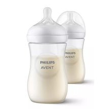 Avent - 2Pk Natural Baby Bottle With Natural Response Nipple, Clear, 9Oz Image 1