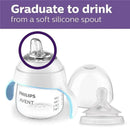 Avent - 1Pk Natural Trainer Sippy Cup With Fast Flow Nipple And Soft Spout, Clear, 5Oz Image 3