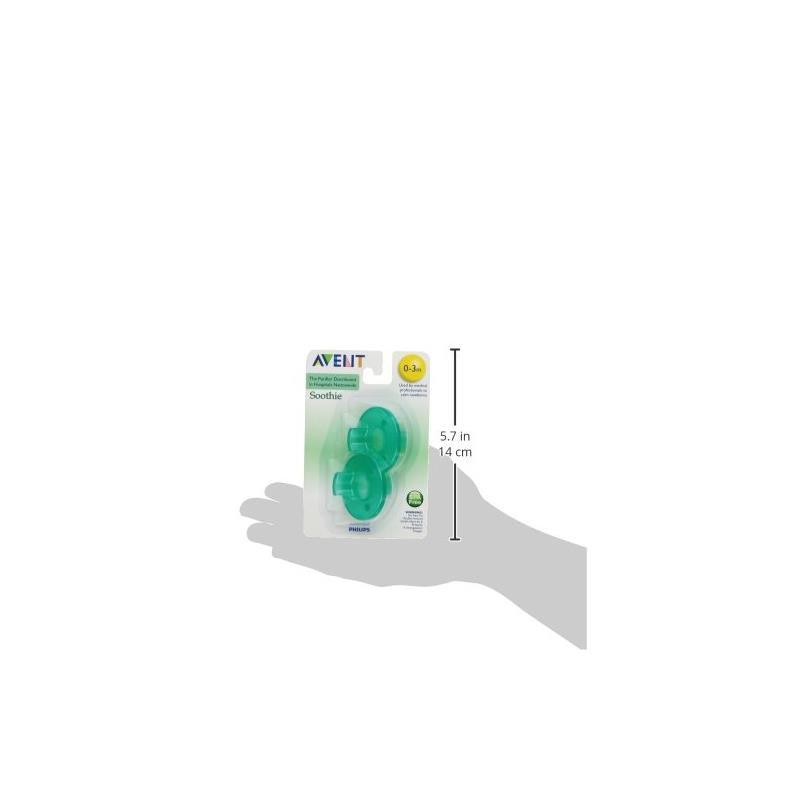 Avent - 2Pk Soothie, 0/3M, Green Image 5