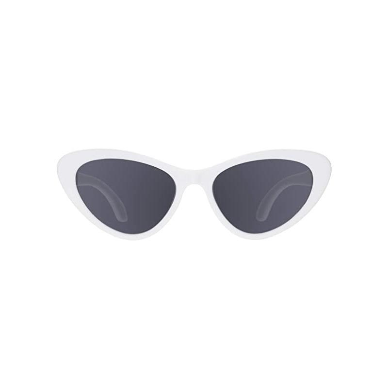 Babiators - Children’s Cat-Eye Shaped UV Sunglasses, White Image 1