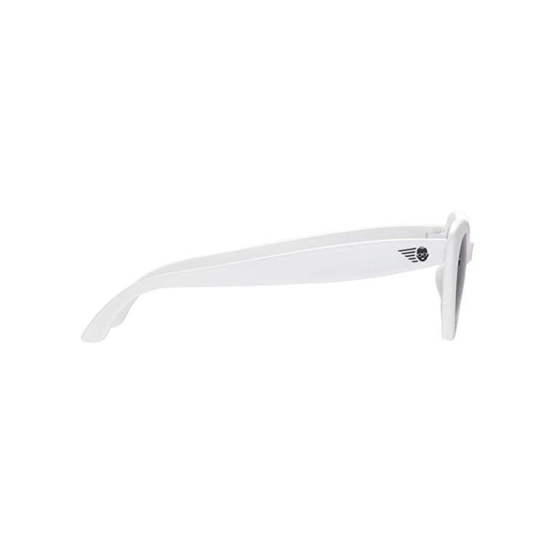 Babiators - Children’s Cat-Eye Shaped UV Sunglasses, White Image 3