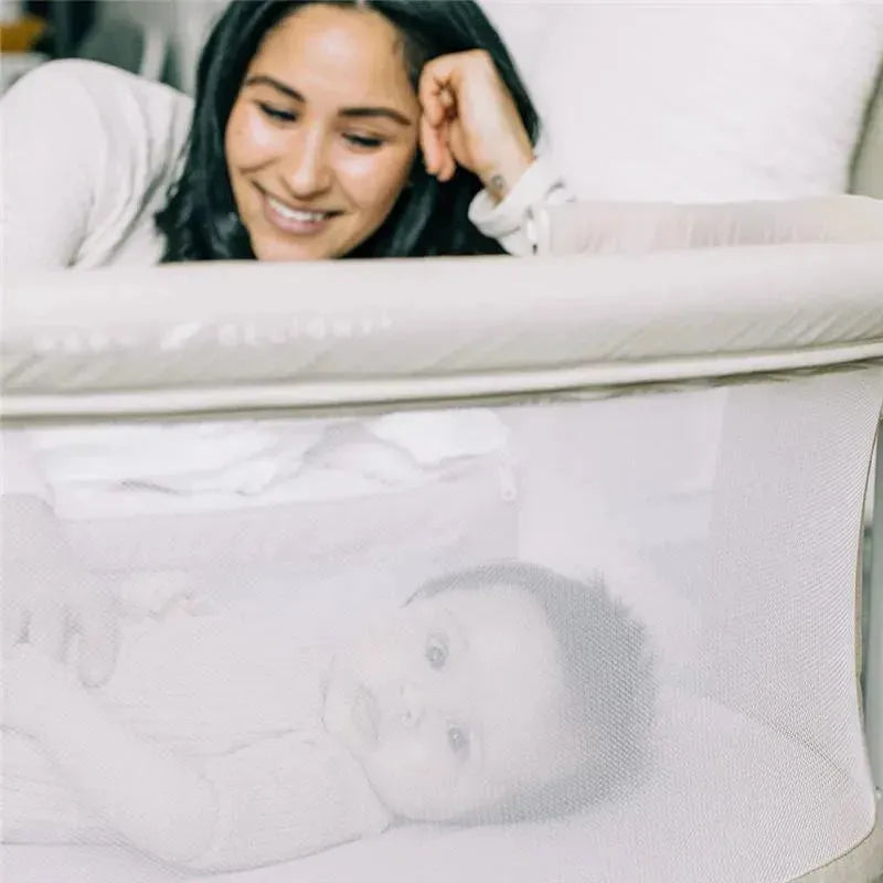 Baby Delight - Beside Me Wink Organic Bassinet & Bedside Sleeper, Oatmeal Image 3