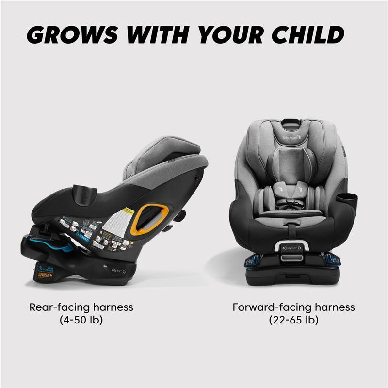 Baby Jogger - City Turn Rotating Convertible Car Seat, Onyx Black Image 5