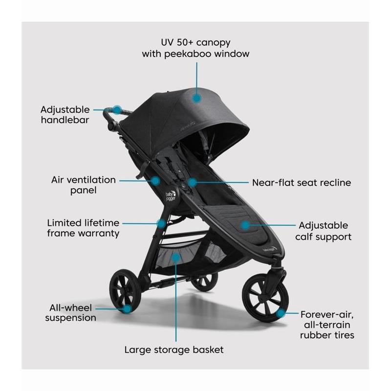 Baby Jogger - City Mini GT2 Single Stroller Briar Green Image 4