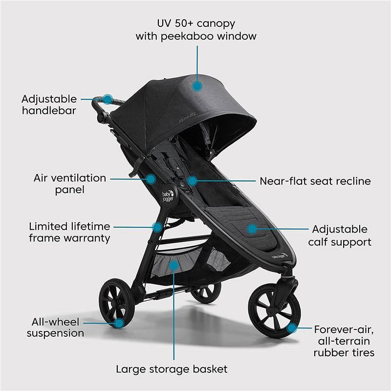 Baby Jogger - City Mini GT2 Travel System, Opulent Black Image 2