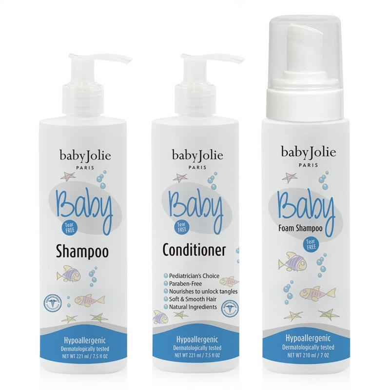 Baby Jolie - Baby Hair Care Bundle (Shampoo, Conditioner & Foam Shampoo) Image 1