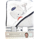 Baby King 6 Pc Hooded Towel & Washcloths Whale Image 1