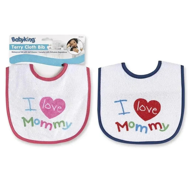 Baby King I Love Mommy Bib Image 1