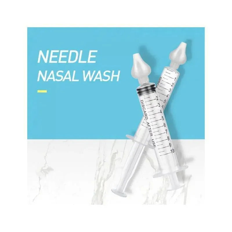 Baby Silicone Solid Needle Tube Care Nasal Aspirator 2Pcs 10ML Image 6