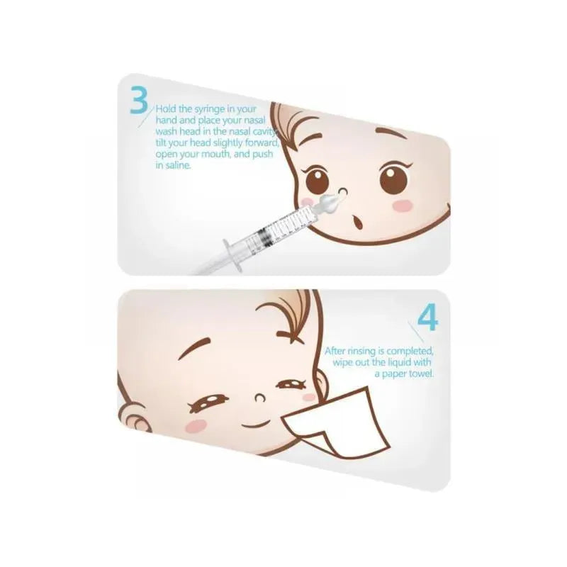 Baby Silicone Solid Needle Tube Care Nasal Aspirator 2Pcs 10ML Image 7