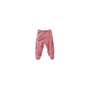 Baby Soy Solid Soft Footie Pants - Pink Lemonade Image 1